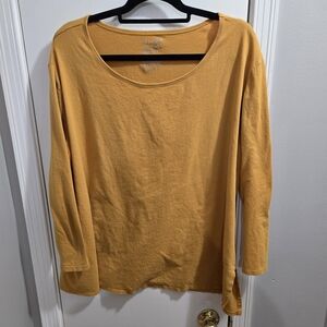Terra & Sky Mustard Long Sleeve Tee
